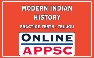 Modern Indian History Practice Tests – Telugu