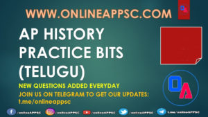 AP HISTORY PRACTICE TESTS TELUGU