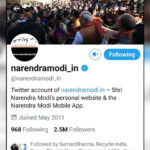 Modi Twitter account hacked