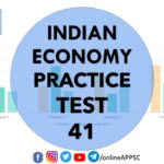 Indian Economy Practice Test