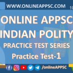 Indian Polity Practice Test Series 1
