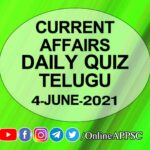 daily current affairs 4 june 2021