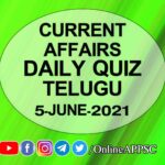 daily current affairs 5 june 2021