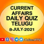 daily current affairs 8 july 2021